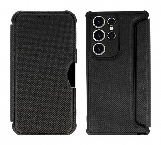 POWERTECH θήκη Razor Carbon MOB-1908 για Samsung Galaxy S23 Ultra, μαύρη MOB-1908