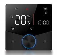 Smart θερμοστάτης αερίου BHT-009GCLW, WiFi, χωνευτός, μαύρος BHT-009GCLW