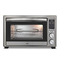 2 σε 1 Φριτέζα αέρος & Ηλεκτρικό Φουρνάκι 30L, με ψηφιακή οθόνη, 1800W LIFE BIGOVEN AF