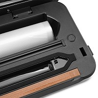 Σακουλοποιός τροφίμων με αναρρόφηση αέρα και θέση αποθήκευσης ρολού σακούλας, 110W LIFE AIRTIGHT