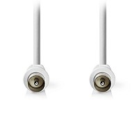 Καλώδιο IEC (Coax) αρσ. - IEC (Coax) αρσ., 3.00m σε λευκό χρώμα NEDIS CSGL40200WT30