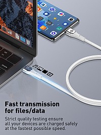 LDNIO καλώδιο USB-C σε USB-C LC861C, 65W PD, 1m, γκρι 6933138601310