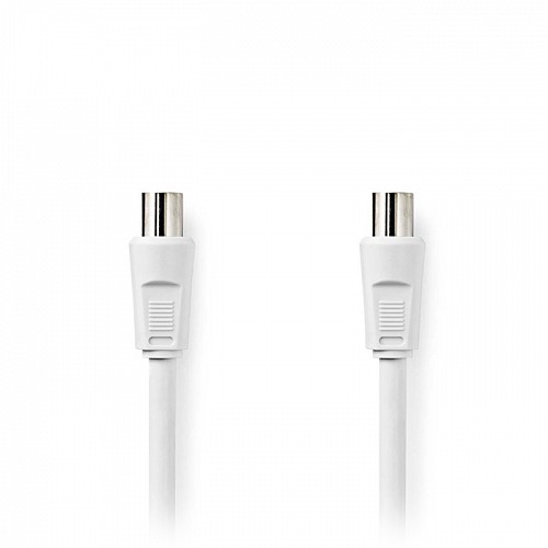 Καλώδιο IEC (Coax) αρσ. - IEC (Coax) αρσ., 3.00m σε λευκό χρώμα NEDIS CSGL40200WT30