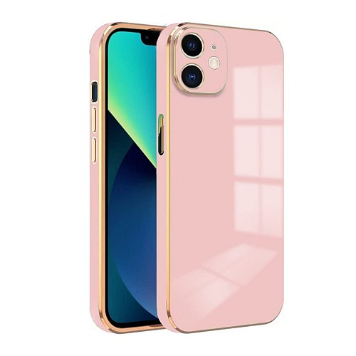 Bodycell Gold Plated Silicon iPhone 12  Pink