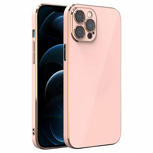 Bodycell Gold Plated Silicon iPhone 13 Pro  Pink