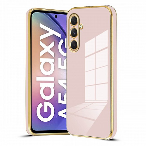 Bodycell Gold Plated Silicon Samsung A54 5G Pink