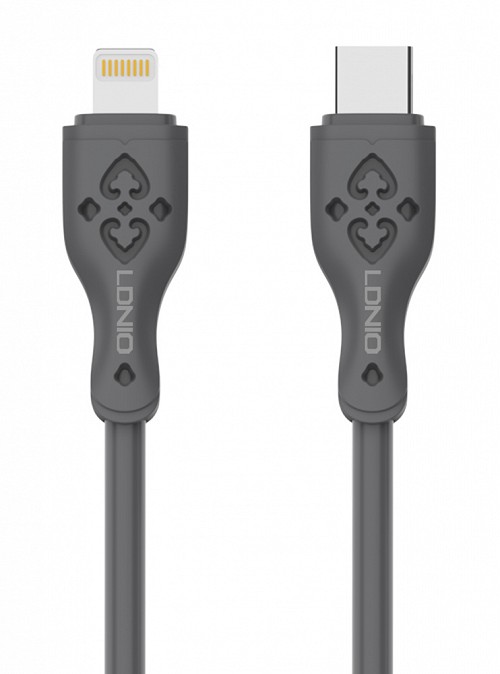LDNIO καλώδιο Lightning σε USB-C LC811I, 30W PD, 1m, γκρι 6933138601365