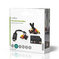 Μετατροπέας RCA/S-Video σε USB 2.0 NEDIS VGRRU101BK