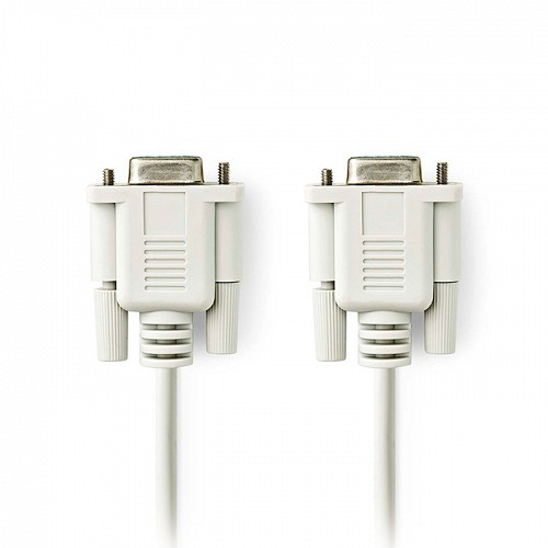 Καλώδιο Null Modem, D-Sub 9 pin θηλ. - D-Sub 9 pin θηλ., 2.00m NEDIS CCGL52055IV20