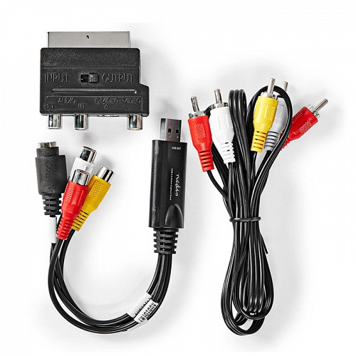 Μετατροπέας RCA/S-Video σε USB 2.0 NEDIS VGRRU101BK