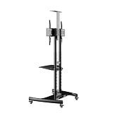 AxRed ZEUS 32”-85” Bάση TV με Ράφι & Κανάλι Απόκρυψης Καλωδίων (11962) (AXZEUS)