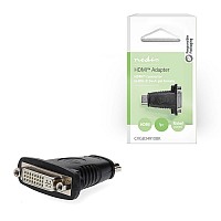 Αντάπτορας HDMI αρσ.- DVI-D θηλ NEDIS CVGB34910BK