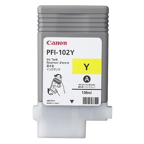 Canon Μελάνι Inkjet PFI-102Y Yellow (0898B001) (CANPFI-102Y)