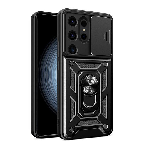 Bodycell Armor Slide Cover Case Samsung S24 Ultra Black