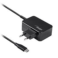 Universal φορτιστής / τροφοδοτικό GaN για smartphone / laptop 65W, με αυτόματη επιλογή τάσης εξόδου και ενσωματωμένο καλώδιο AKYGA AK-ND-81