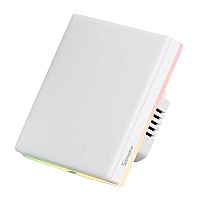 SONOFF smart διακόπτης T5-1C-86 με LED φωτισμό, μονός, Wi-Fi, λευκός T5-1C-86