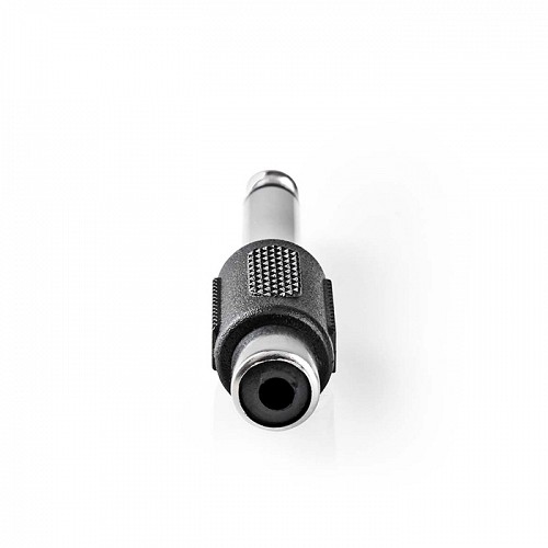 Αντάπτορας 6,35mm mono αρσ. - RCA θηλ., σε μαύρο χρώμα NEDIS CAGB23935BK
