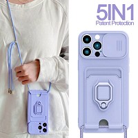 Bodycell Multifunction Case Με Κορδονι Xiaomi Redmi 13C 4G/Poco C65 Purple