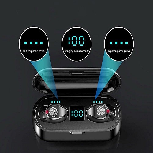 Ασύρματα Ακουστικά Sunfiner Bluetooth 5.0 TWS 0424.038