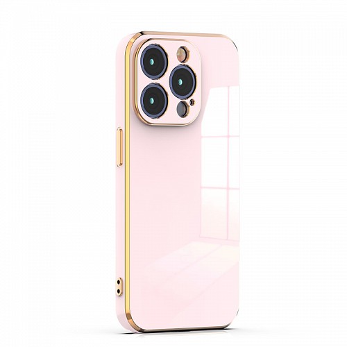 Bodycell Gold Plated Silicon iPhone 15 Pro Max Pink