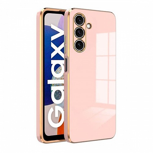 Bodycell Gold Plated Silicon Samsung A05s Pink