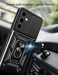 Bodycell Armor Slide Cover Case Samsung A35 Silver