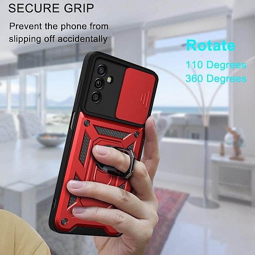 Bodycell Armor Slide Cover Case Samsung A55 Red