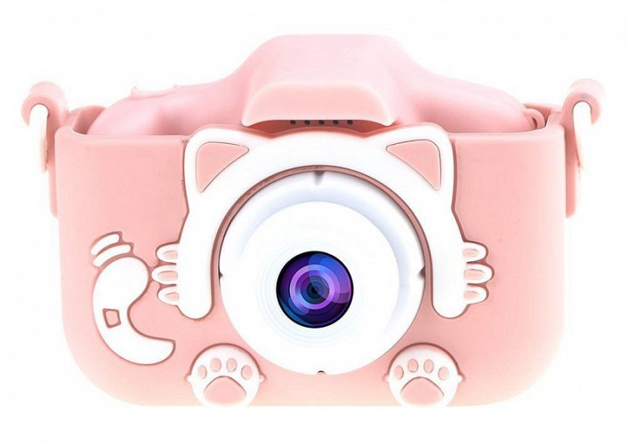 WOWKIDS παιδική φωτογραφική μηχανή C05 με 2 οθόνη, 8MP, ροζ WOW-C05-PK