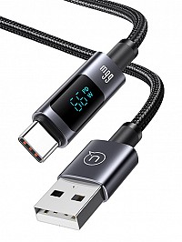 USAMS καλώδιο USB-C σε USB US-SJ673, 66W, 480Mbps, 1.2m, μαύρο SJ673USB01