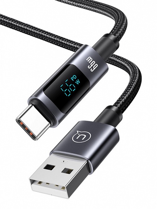 USAMS καλώδιο USB-C σε USB US-SJ673, 66W, 480Mbps, 1.2m, μαύρο SJ673USB01