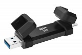 SILICON POWER εξωτερικός SSD Marvel Xtreme DS72, USB-C/USB 3.2, 1TB, μαύρο SP001TBUC3S72VPK