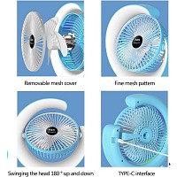 Ανεμιστήρας με Φωτιστικό LED G-Rotate (Pink) 0724.002