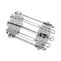 Φριτέζα αέρος 12L, με ψηφιακή οθόνη LED, γυάλινη πόρτα και φωτιζόμενο κάδο, 1800W LIFE FRIED GOLD