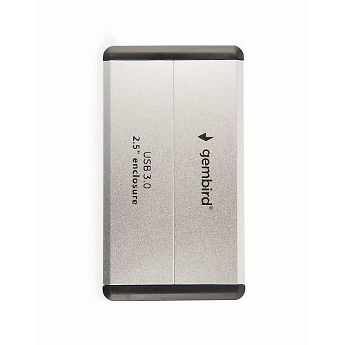 Gembird Θήκη για Σκληρό Δίσκο 2.5 SATA III με σύνδεση USB3.0 σε Ασημί χρώμα (EE2-U3S-2-S) (GEMEE2-U3S-2-S)