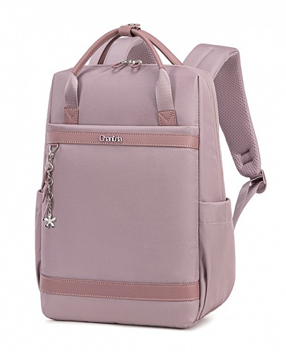 CHANTRIA γυναικεία τσάντα πλάτης CB00639 με θήκη laptop 14, 12.5L, μωβ CB00639-PU