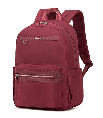 CHANTRIA γυναικεία τσάντα πλάτης CB00649 με θήκη laptop 14, 14.3L, κόκκινη CB00649-WR