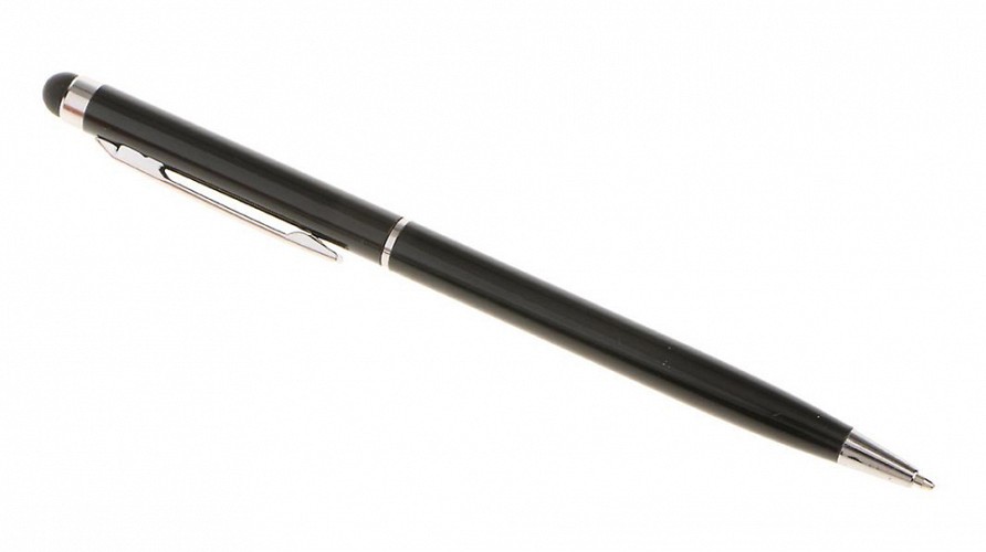 Στυλό αφής & ballpoint με μαύρο μελάνι PR40, μαύρο PR40