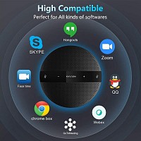 Kaysuda Πανκατευθυντικό Μικρόφωνο 360° USB με Echo Cancellation 0924.003