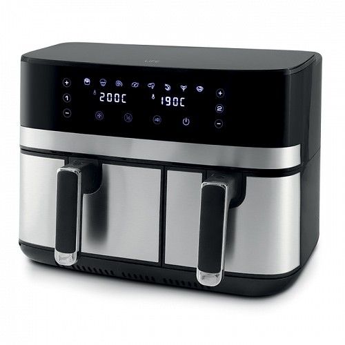 Διπλή Φριτέζα αέρος 8.6L, 2700W LIFE IN SYNC