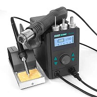 QUICK σταθμός κόλλησης QUICK8586D+, κολλητήρι/πιστόλι θερμού αέρα, 800W, 100~480 °C QUICK8586DPLUS