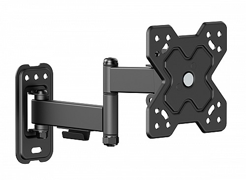 POWERTECH επιτοίχια βάση τηλεόρασης PT-1278, 13-32, έως 20kg, full motion PT-1278