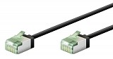 GOOBAY καλώδιο δικτύου 74352, CAT 8.1 U/FTP, slim, copper, 40Gbps, 0.50m, μαύρο 74352