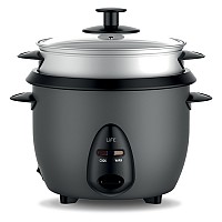 Βραστήρας ρυζιού 1L, 400W LIFE BASMATI