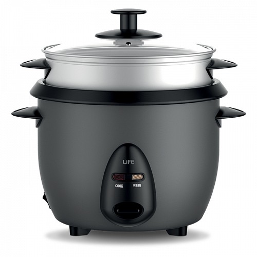 Βραστήρας ρυζιού 1L, 400W LIFE BASMATI