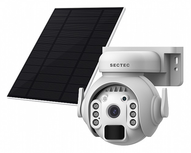 SECTEC smart ηλιακή κάμερα ST-515C-3M-4G-EU-5W, 3MP, 4G, SD, PTZ, IP65 ST-515C-3M-4G-EU-5W