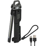 Brennenstuhl HL 400 AC Αναδιπλούμενος Επαναφορτιζόμενος Φακός Εργασίας LED με 3 Πηγές Φωτός 400lm, 120lm και 200lm (1173730002) (BNN1173730002)