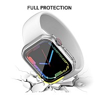 Θήκη PC με Tempered Glass Ahastyle WG65 Premium Apple Watch 7/8/9 45mm Μαύρο-Διάφανο (2 τεμ.)