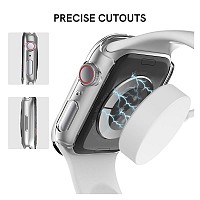 Θήκη PC με Tempered Glass Ahastyle WG65 Premium Apple Watch 7/8/9 45mm Μαύρο-Διάφανο (2 τεμ.)