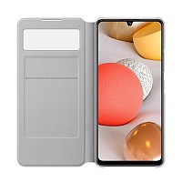 Θήκη Flip S-View Samsung EF-EA426PWEG A426B Galaxy A42 5G Λευκό
