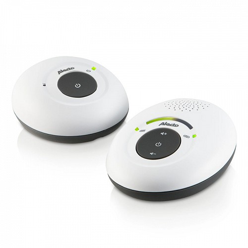 Full Eco DECT Ασύρματη ενδοεπικοινωνία (baby monitor) με δυνατότητα αμφίδρομης επικοινωνίας, σε λευκό / ανθρακί χρώμα ALECTO DBX-115